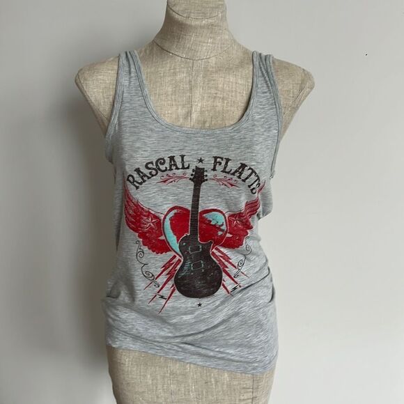 Rascal Flatts Gray Concert Tank Top Women’s XL - Picture 1 of 4
